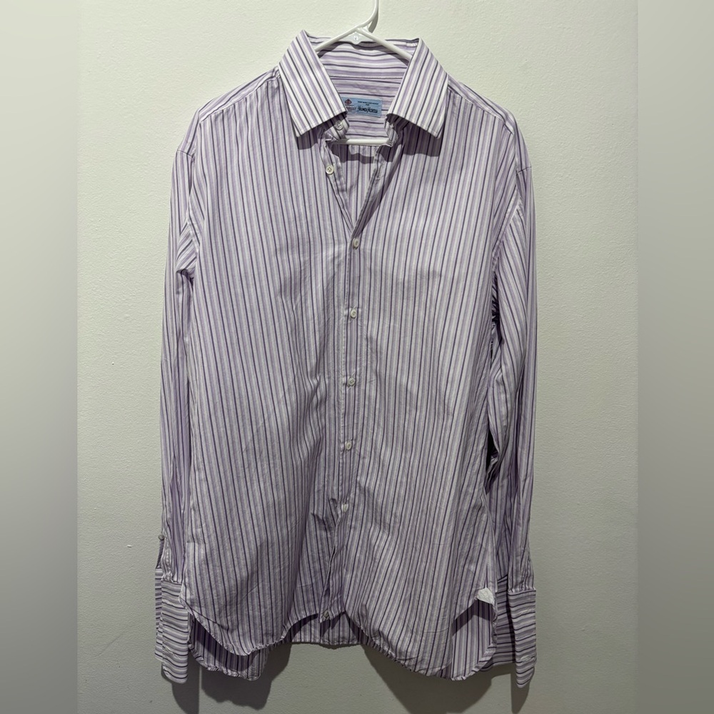 Luigi Borrelli Napoli Dress Shirt Size 17